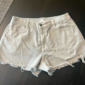 Aerie distressed denim shorts